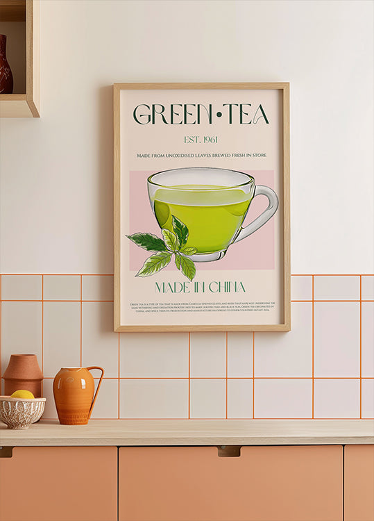 Fresh Green Tea Plakat - Posterbox