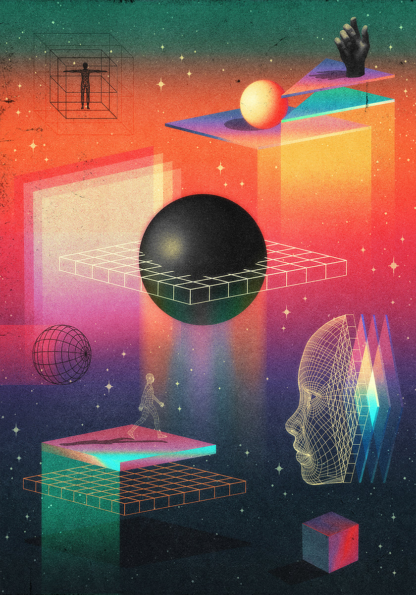 Between Dimensions - Posterbox