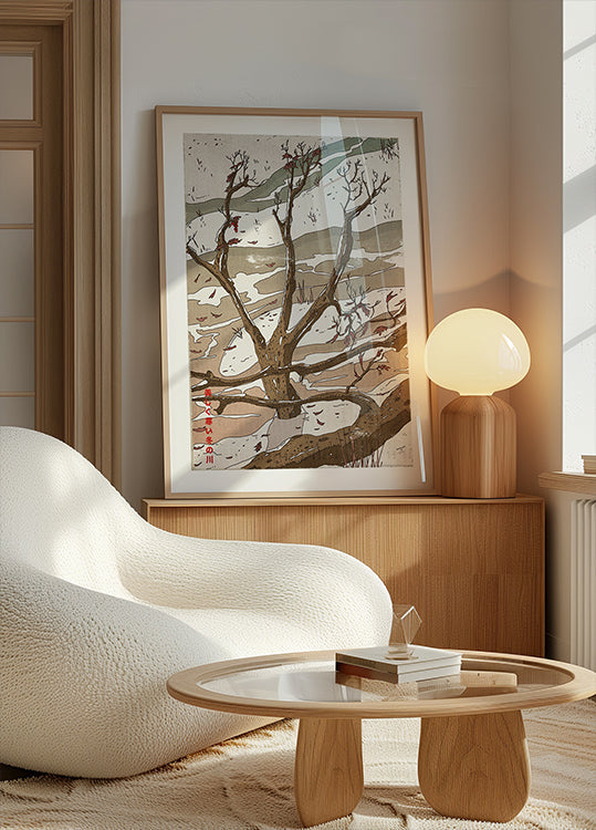 The Beautiful Cold Winters Stream Plakat - Posterbox