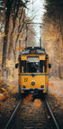 Old Yellow Train Plakat - Posterbox.dk