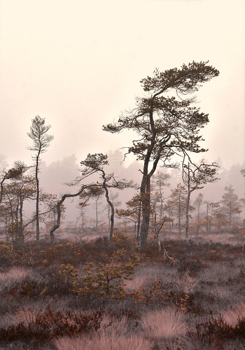 Sculptural trees Poster