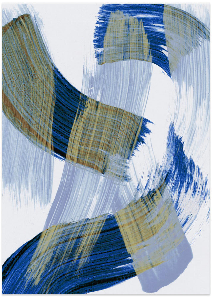 Abstract Brush Strokes 13 Plakat
