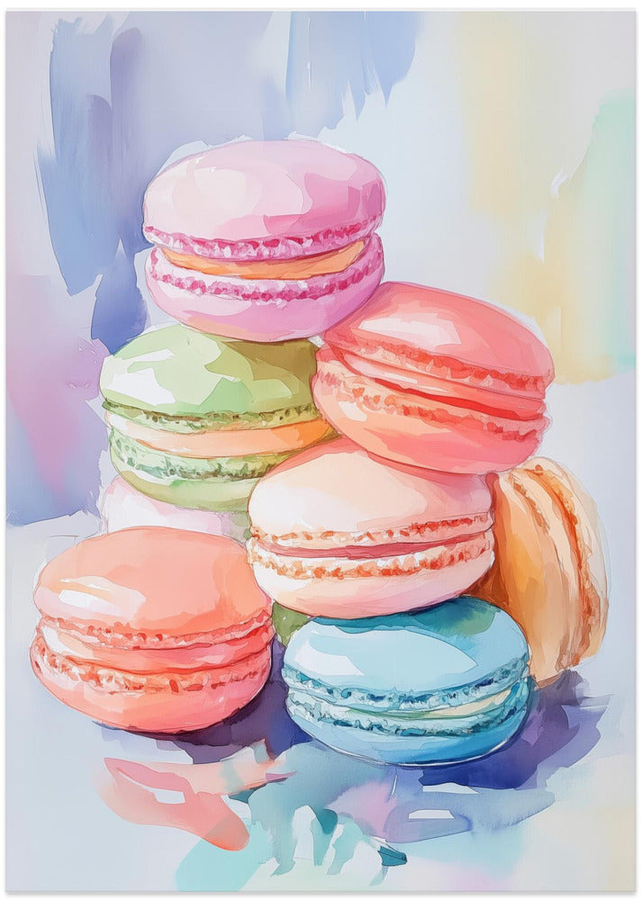 Colorful Macaron Plakat