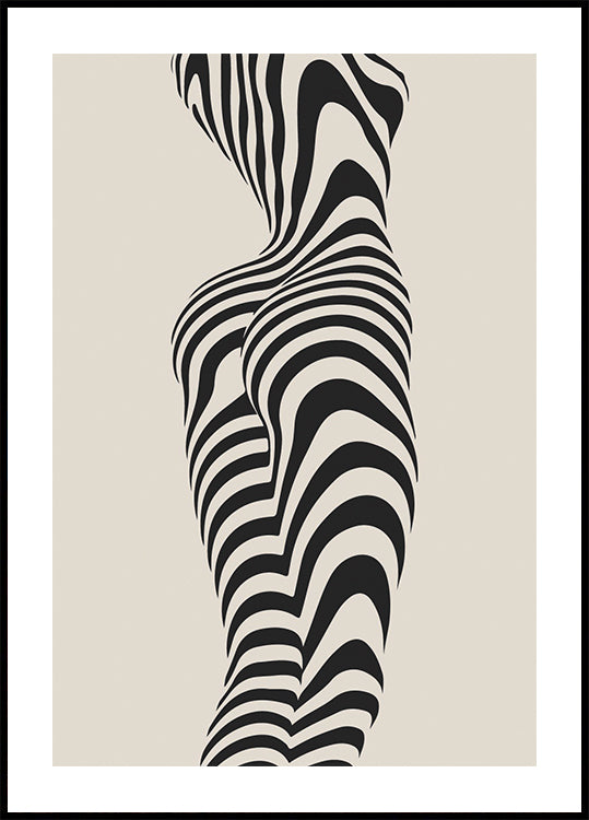 Abstract Woman Figure Plakat - Posterbox.dk