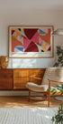 Area Broken By Perpendiculars Geometric Abstract Art by Joseph Schillinger 1934 Plakat - Posterbox.dk