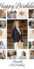 Birthday Photo Collage Personal Poster - Posterbox