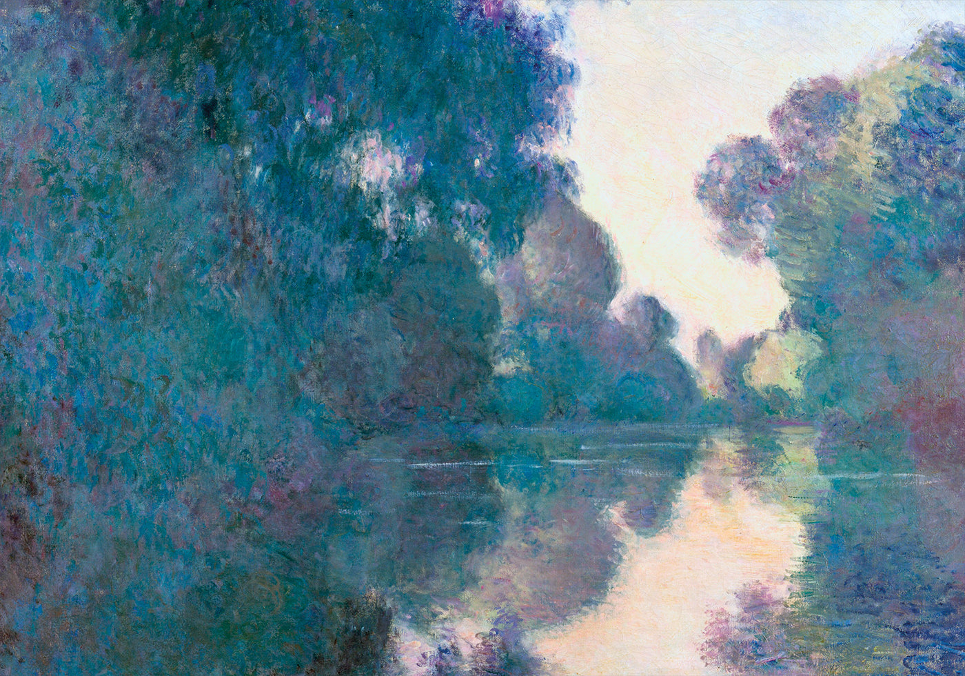 Claude Monet - Morning on the Seine near Giverny Plakat - Posterbox.dk