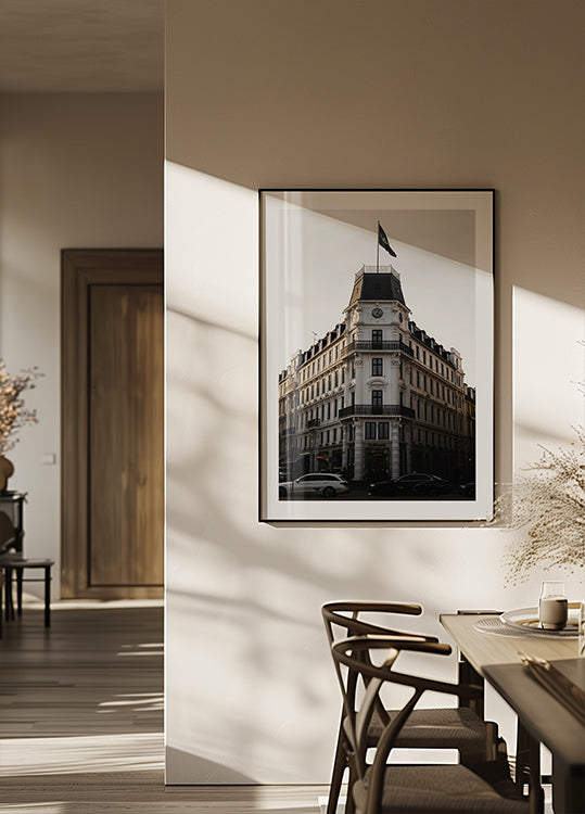 Copenhagen Historic Building Evening Plakat - Posterbox