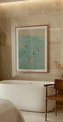 Floating in Aqua Waters Plakat - Posterbox.dk