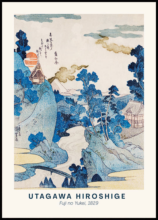 Fuji no Yukei Hiroshige Plakat - Posterbox.dk