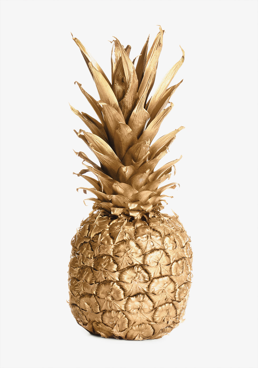 Gold Pineapple Plakat - Posterbox.dk