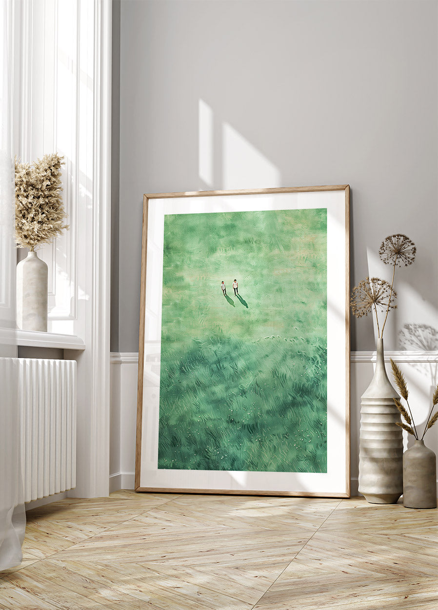 Green Grass Fields Plakat - Posterbox.dk