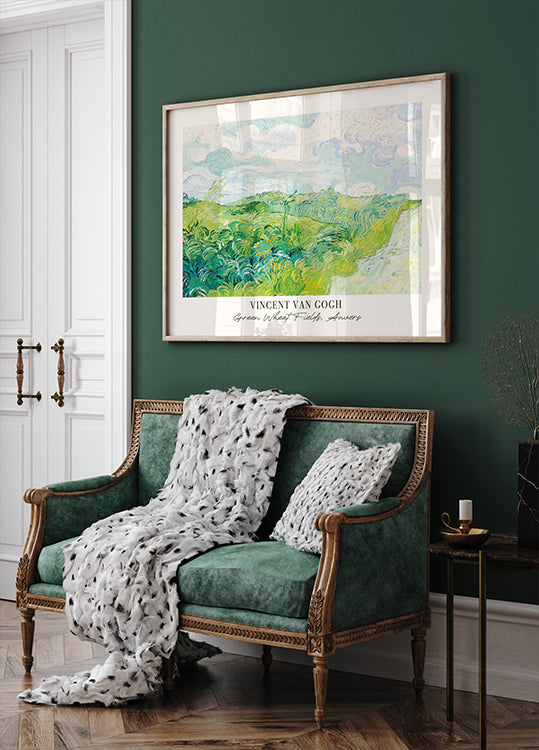 Green Wheat Fields, Auvers Plakat - Posterbox.dk