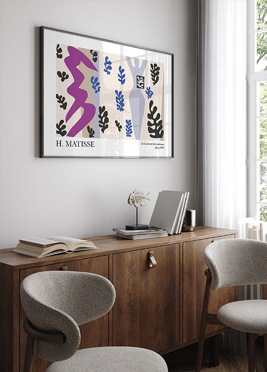 H. Matisse The Knife Thrower Plakat - Posterbox.dk