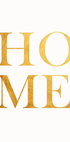 Home Gold Typography Plakat - Posterbox.dk