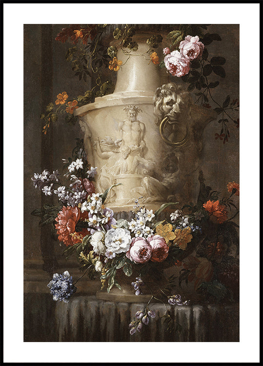 Jean-Baptiste Monnoyer - A Garland of Flowers Plakat - Posterbox.dk