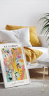Le Jardin, vibrant floral abstract Plakat - Posterbox.dk