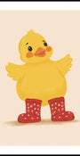 Little Duck in Red Boots Plakat - Posterbox.dk