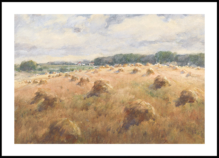 Maryland Wheat Fields Landscape Plakat - Posterbox.dk