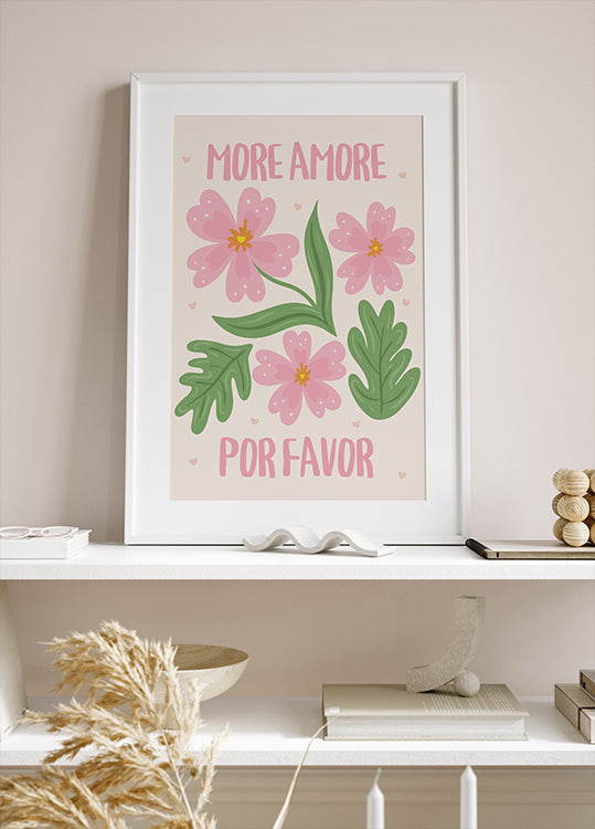 More Amore Por Favor Plakat - Posterbox.dk
