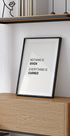 Nothing Is Given Plakat - Posterbox.dk