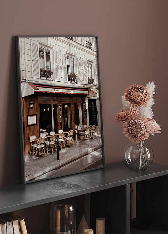 Old Cafe in Paris Plakat - Posterbox.dk