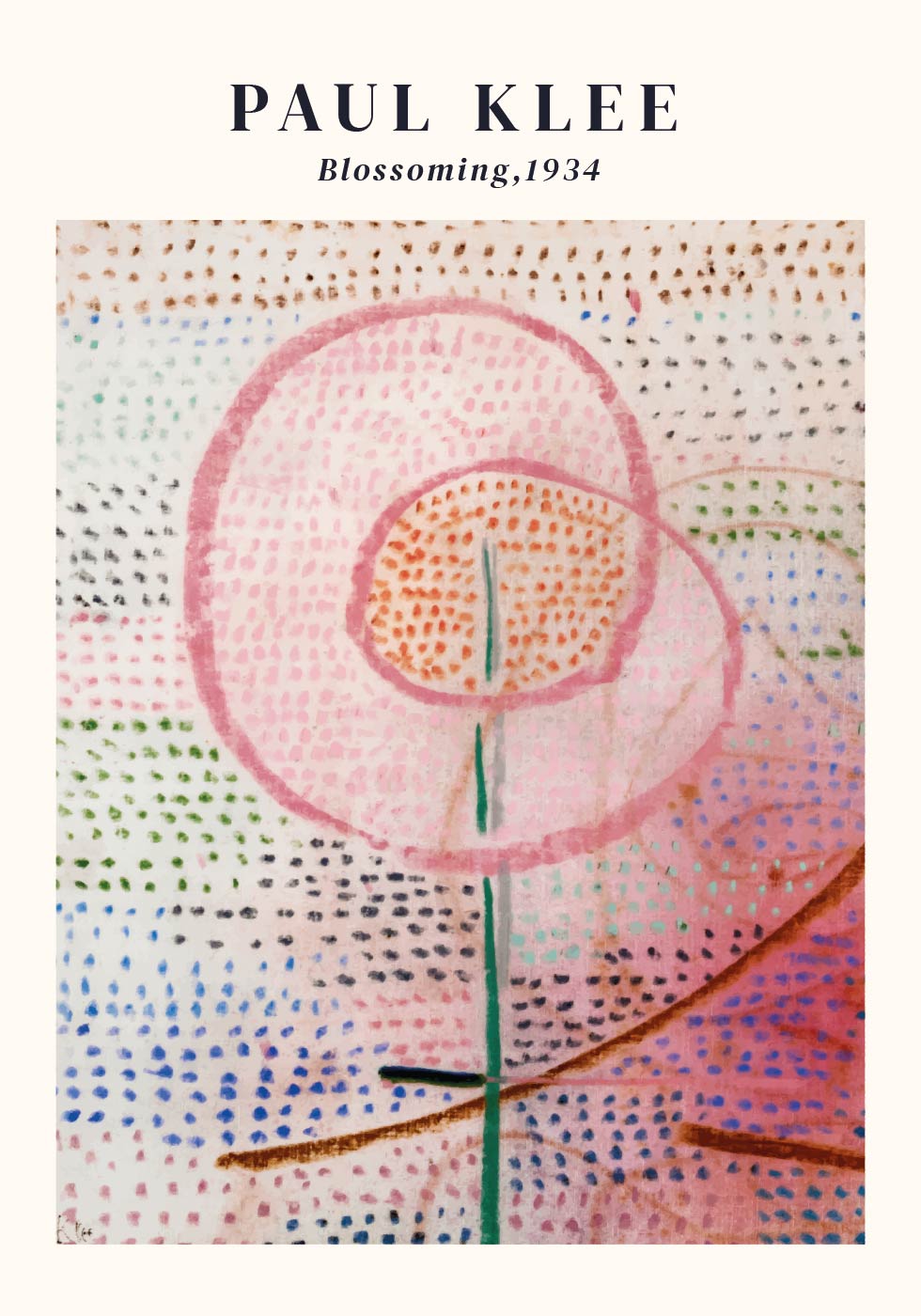 Paul Klee - Blossoming Plakat - Posterbox.dk