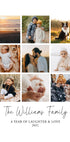 Personalized Family Collage Plakat - Posterbox.dk