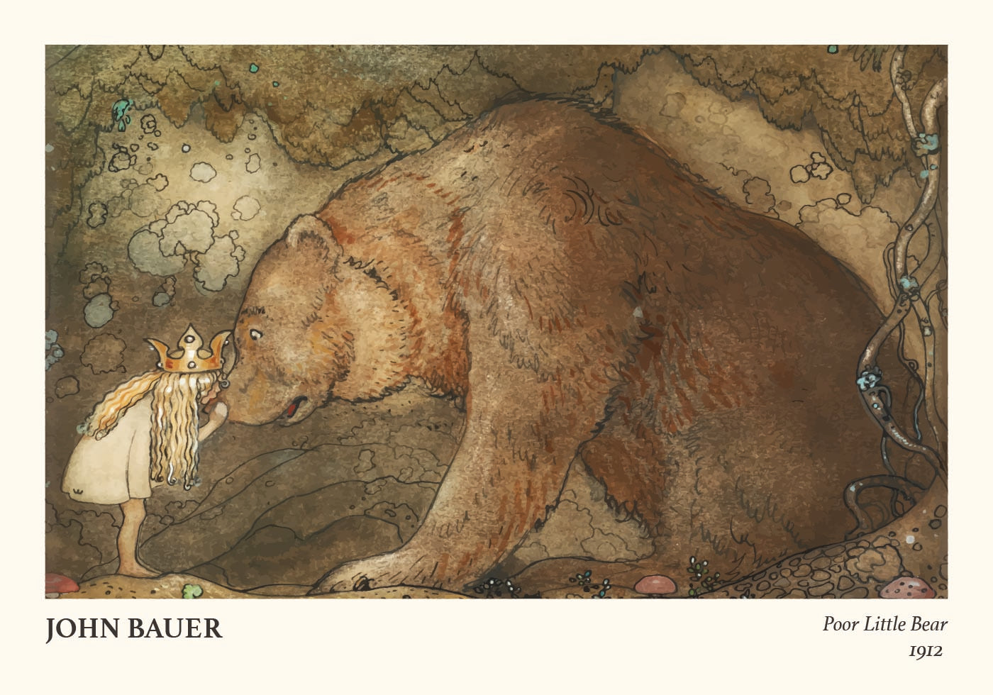 Poor Little Bear Plakat - Posterbox.dk