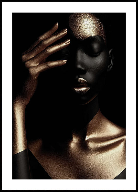Radiant Shadow Portrait Plakat - Posterbox.dk