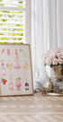 Sparkling Hour, Colorful Champagne and Cocktails Plakat - Posterbox.dk