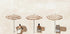 Striped Umbrellas Plakat - Posterbox.dk