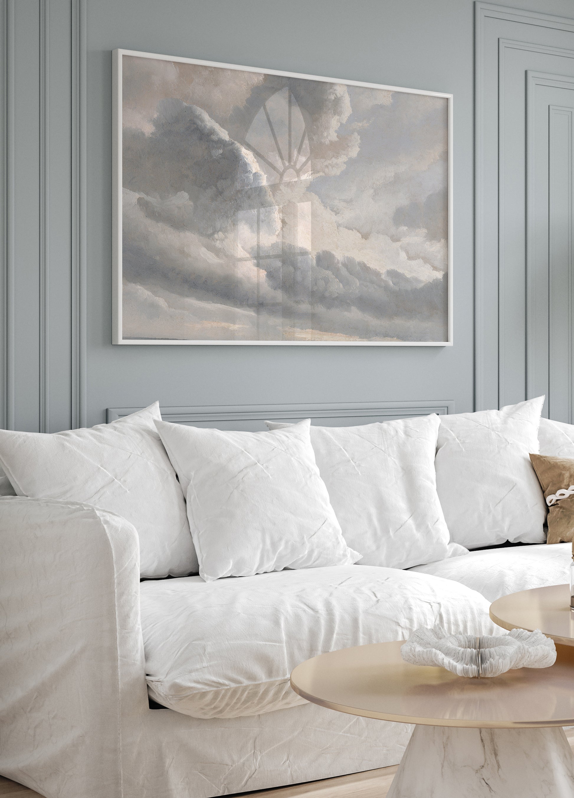 Study of Clouds with a Sunset Plakat - Posterbox.dk