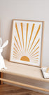 Sunbeams Watercolor Plakat - Posterbox.dk