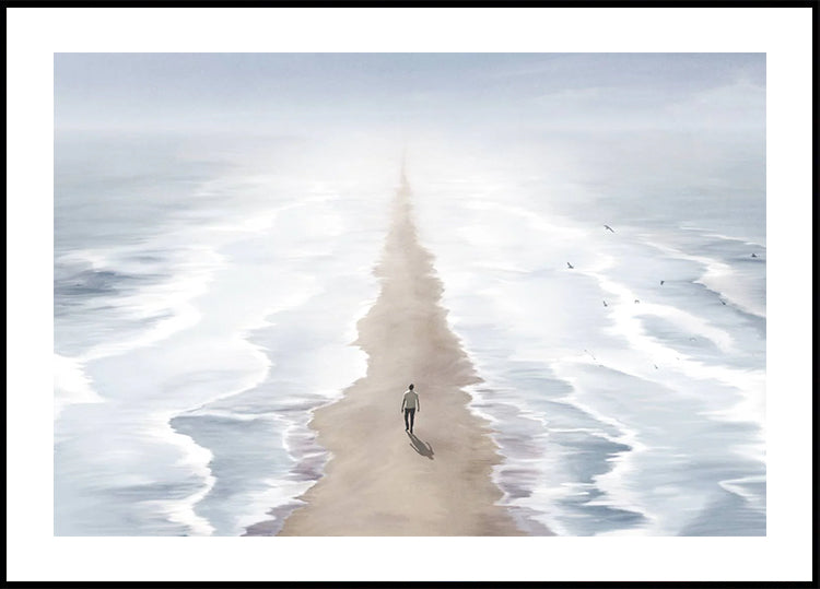 Surreal Path Between Seas Plakat - Posterbox.dk