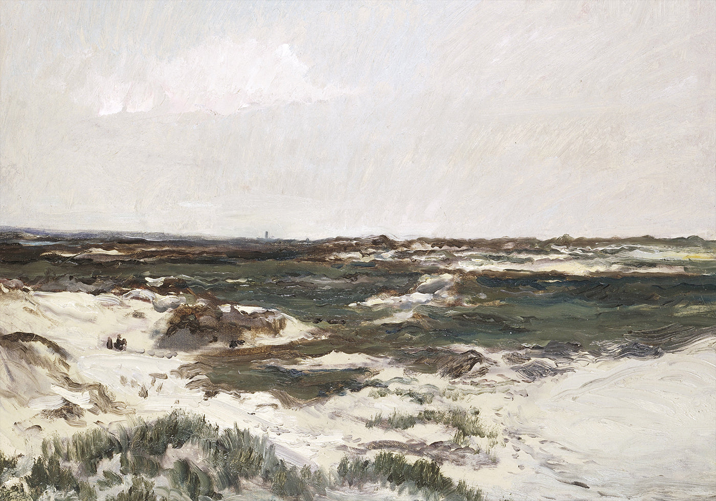The Dunes at Camiers by Charles-François Daubigny Plakat - Posterbox.dk