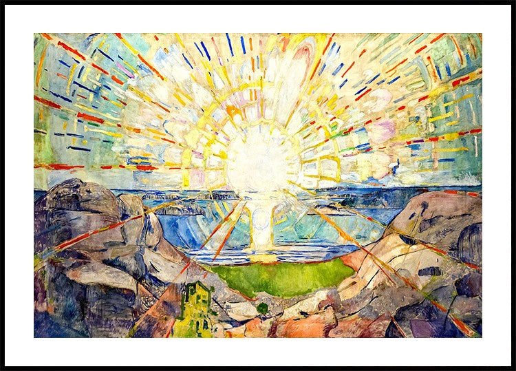 The Sun by Edvard Munch Plakat - Posterbox.dk