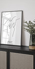 Together - Personalized Line Art Plakat - Posterbox.dk