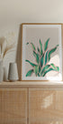 Tropical Green Pink Plant Plakat - Posterbox.dk