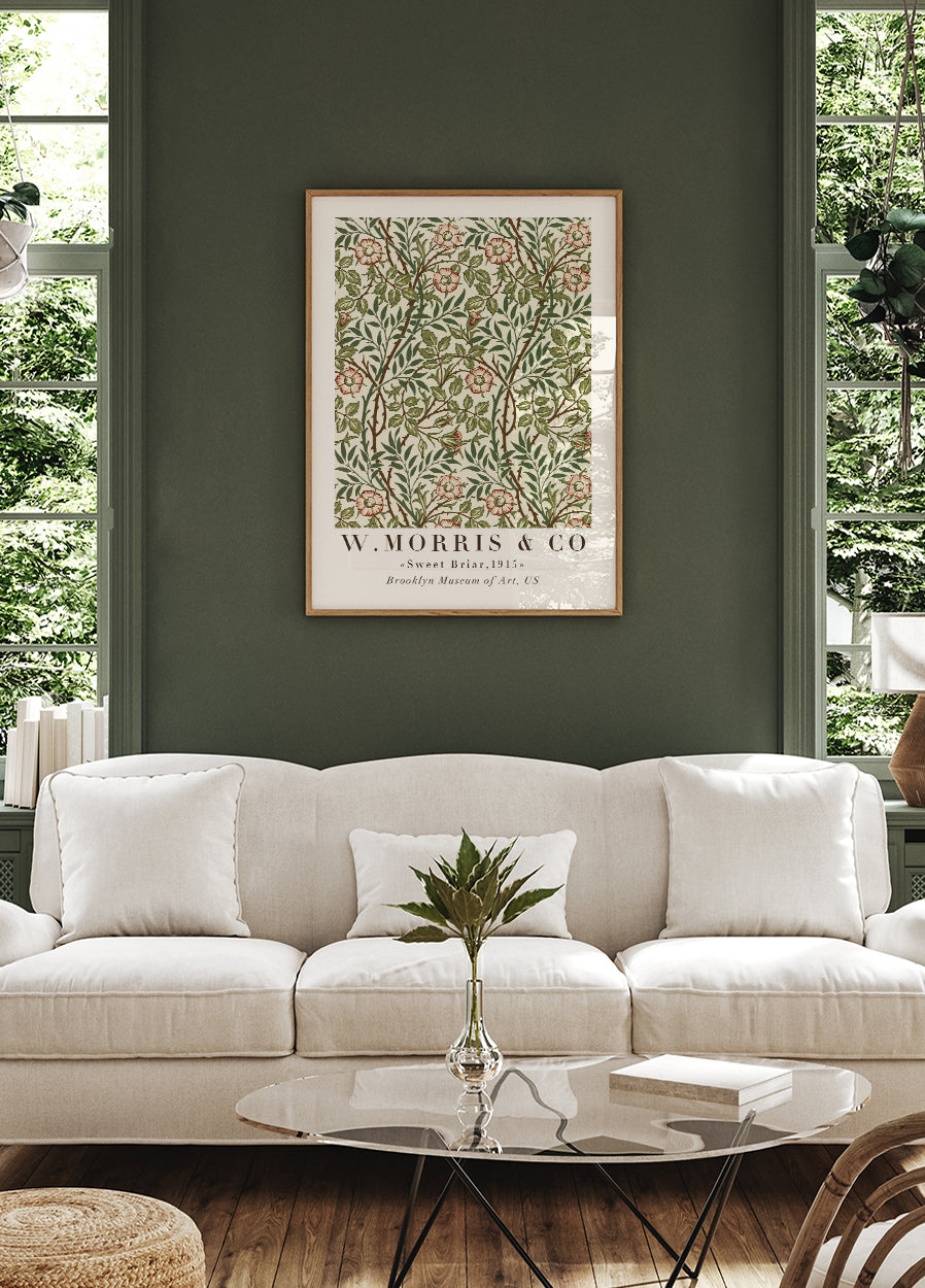 W. Morris & Co - Sweet Briar Plakat - Posterbox.dk
