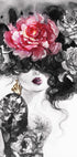 Watercolor Woman with Flowers №2 Plakat - Posterbox.dk