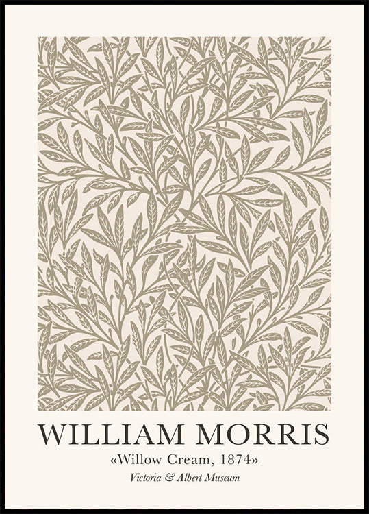 William Morris Willow Cream Plakat - Posterbox.dk