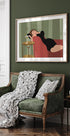 Woman with Martini Plakat - Posterbox.dk