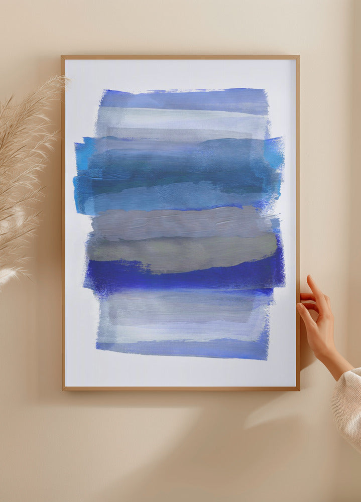 Abstract Brush Strokes 45Y Plakat
