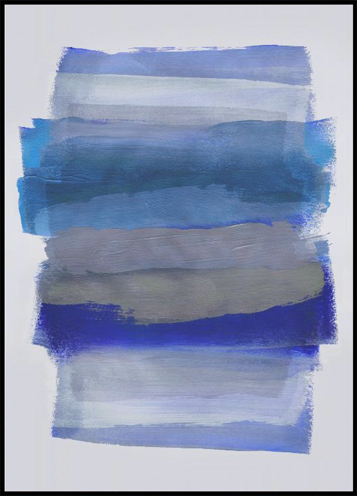 Abstract Brush Strokes 45Y Plakat