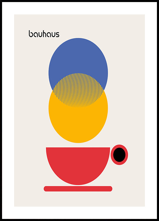 Bauhaus Coffee Abstract - Posterbox