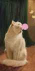 Bubble Gum and Cat Plakat - Posterbox