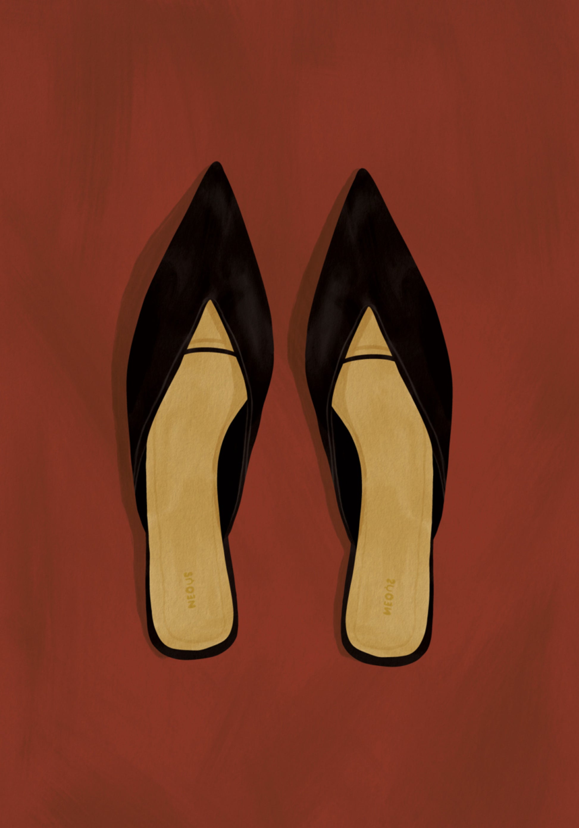 Chic Black Mules