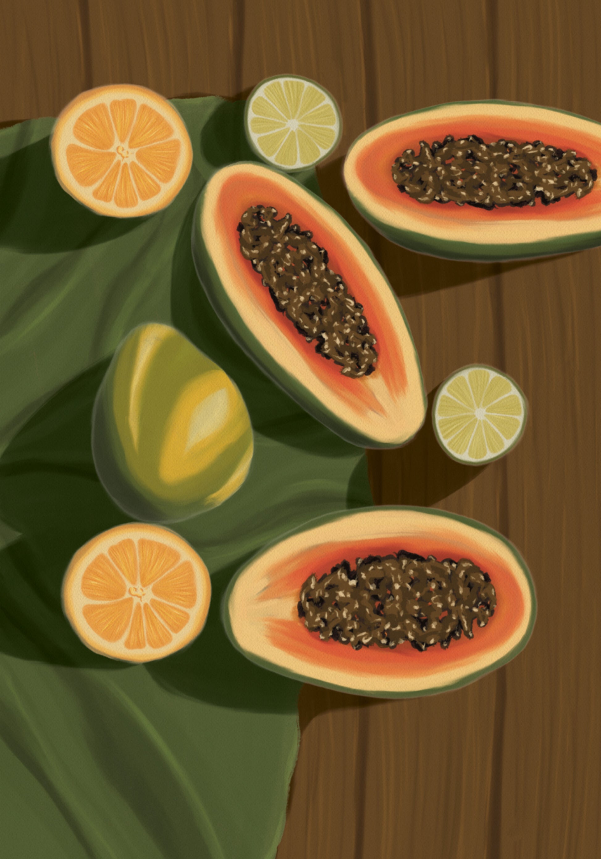 Fructe tropicale vibrante
