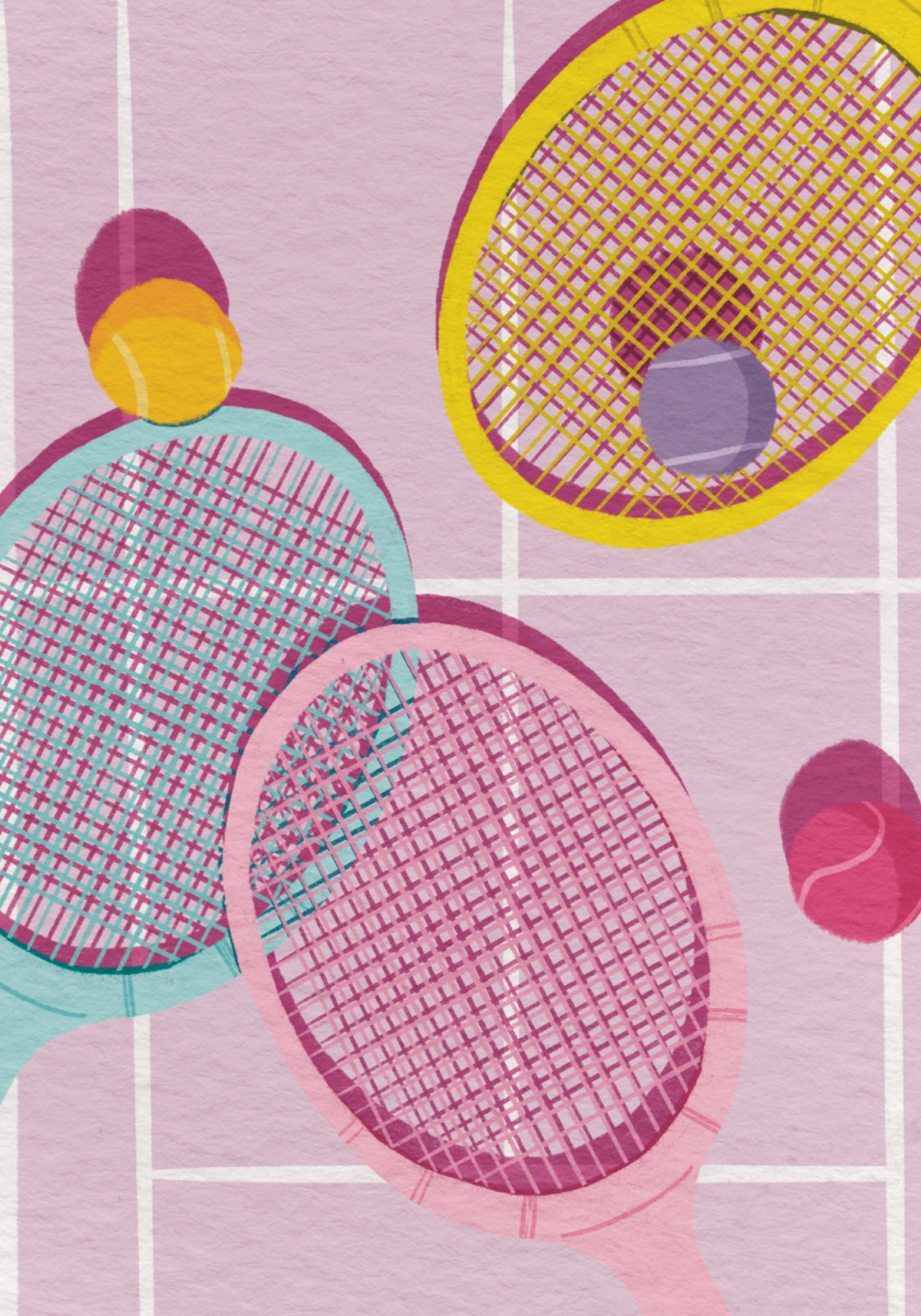 Spillsaachen Tennis Racketen